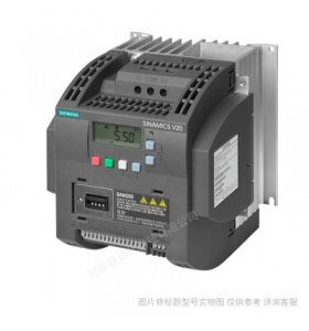 西門子SINAMICS V20變頻器,IP20/UL 開放式,FSD,3AC380-480 V, 7,50 kW